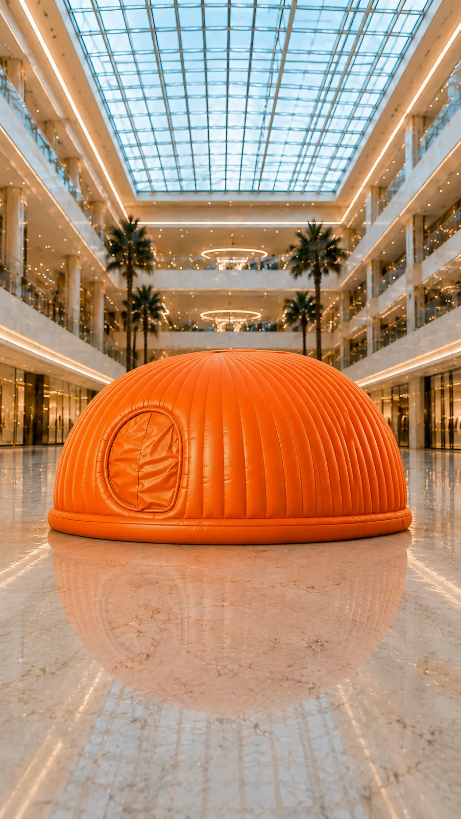 premium inflatable yoga studio dome for branded wellness experiences